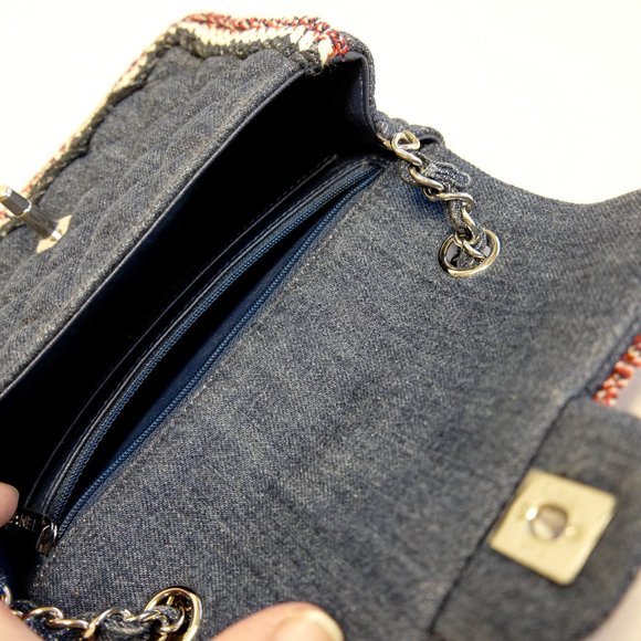 CHANEL Collection Denim Braid Medium Flap Bag - Picture 2 of 5